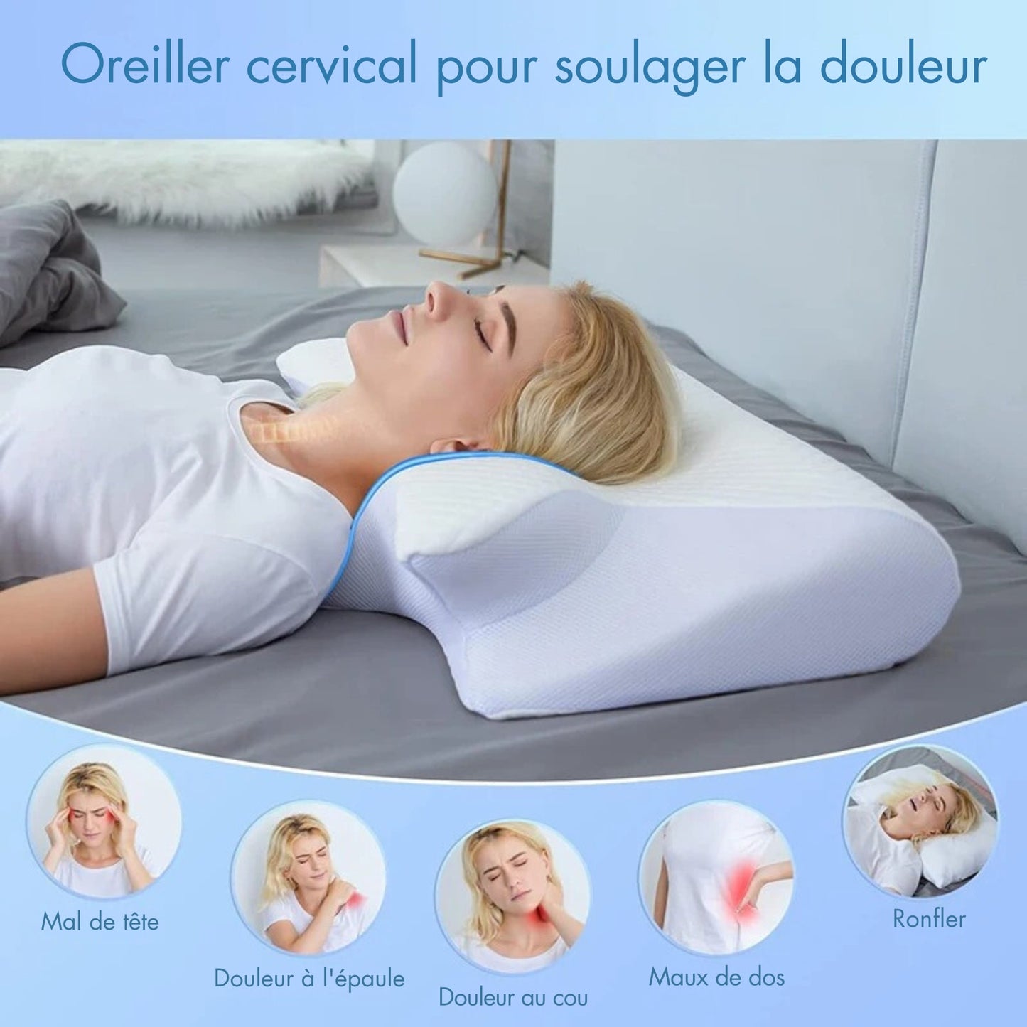 Oreiller Confort Cervical